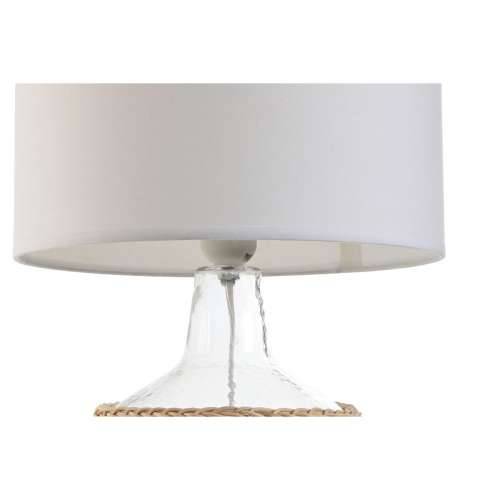 Stolna svjetiljka Home ESPRIT Bijela Smeđa Kristal Uže 220 W 60 V 28 x 28 x 45 cm (2 kom.) Cijena