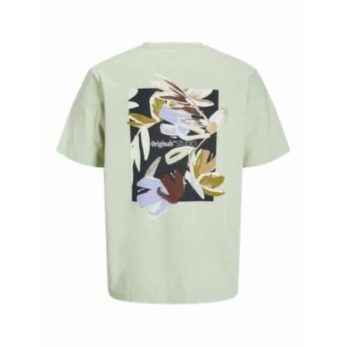 Muška Majica Kratkih Rukava Jack & Jones JORVARENNA PAINTED BACK TEE Zelena Cijena