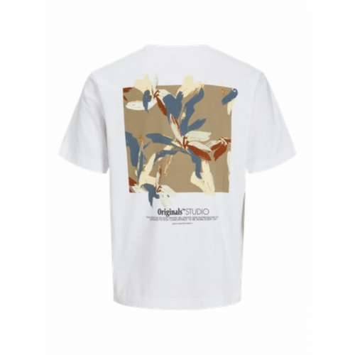 Muška Majica Kratkih Rukava Jack & Jones JORVARENNA PAINTED BACK TEE Bijela Cijena