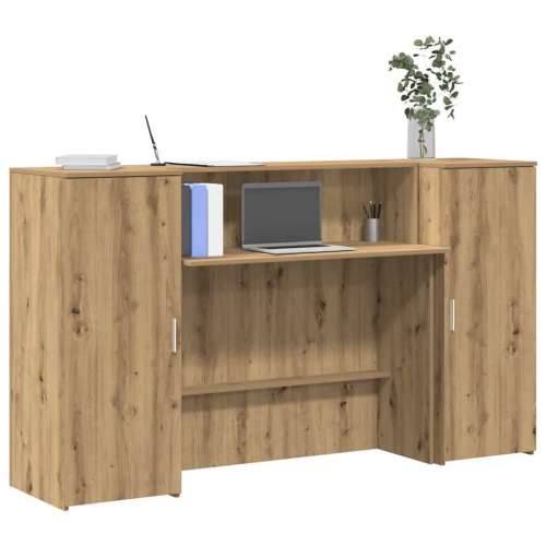 Recepcijski stol 180x50x103,5 cm od konstruiranog drva - hrast artisan 180 x 50 x 103.5 cm Cijena