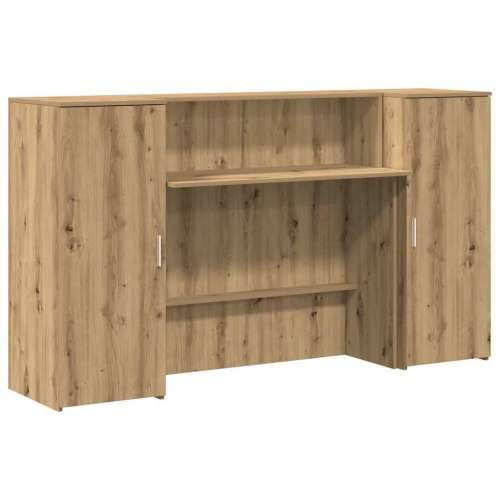 Recepcijski stol 180x50x103,5 cm od konstruiranog drva - hrast artisan 180 x 50 x 103.5 cm Cijena