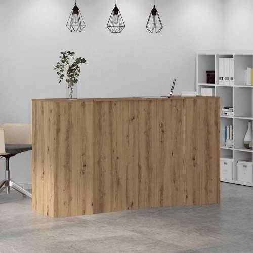 Recepcijski stol 180x50x103,5 cm od konstruiranog drva - hrast artisan 180 x 50 x 103.5 cm Cijena