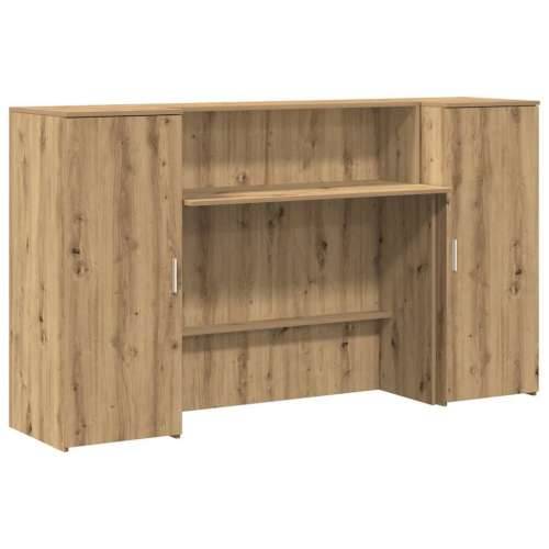 Recepcijski stol 180x50x103,5 cm od konstruiranog drva - hrast artisan 180 x 50 x 103.5 cm Cijena
