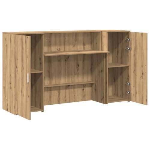 Recepcijski stol 180x50x103,5 cm od konstruiranog drva - hrast artisan 180 x 50 x 103.5 cm Cijena