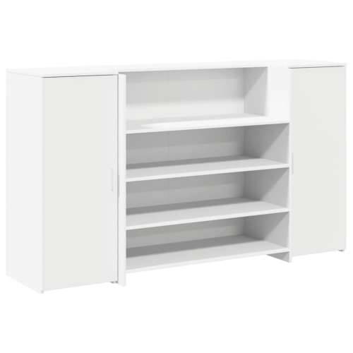 Recepcijski stol bijeli 180x50x103,5 cm izrađeno drvo - Bijela 180 x 50 x 103.5 cm Cijena