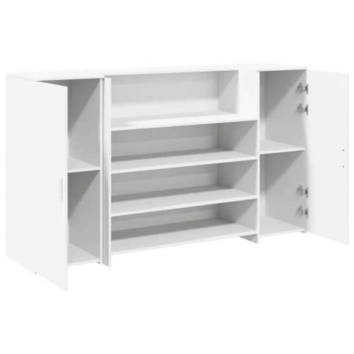 Recepcijski stol bijeli 180x50x103,5 cm izrađeno drvo - Bijela 180 x 50 x 103.5 cm Cijena