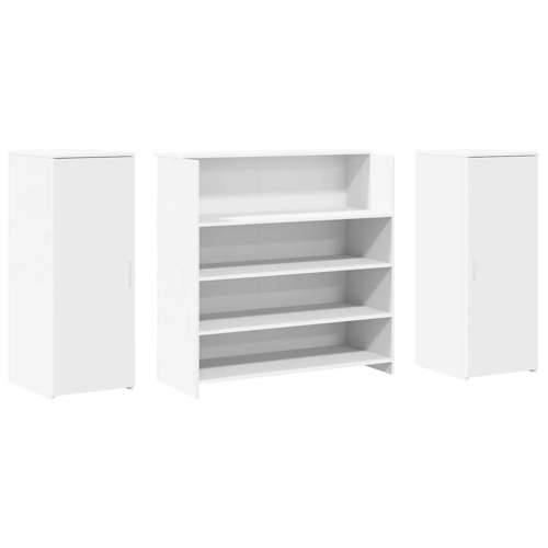 Recepcijski stol bijeli 180x50x103,5 cm izrađeno drvo - Bijela 180 x 50 x 103.5 cm Cijena