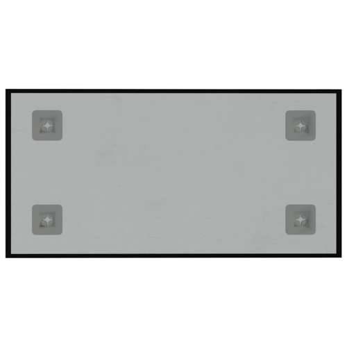 Zidna magnetna ploča crna 40 x 20 cm od kaljenog stakla - Crna 40 x 20 cm Cijena