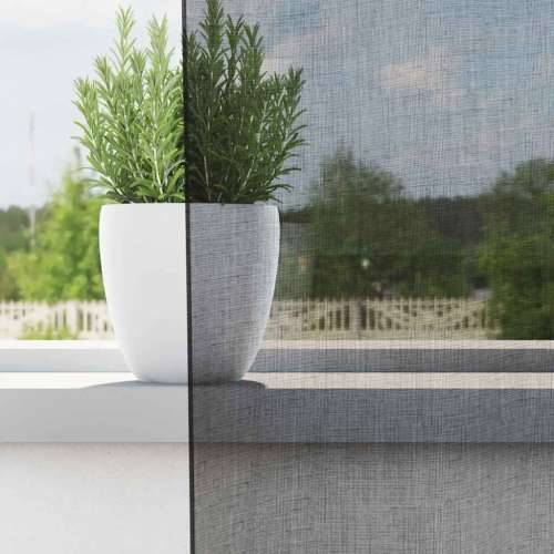 Voile zavjese s džepovima za šipke 2 kom crne - Crna 140 x 140 cm 1 s džepovima za šipke Cijena