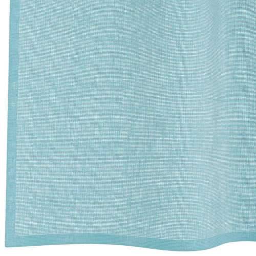 Voile zavjese s džepovima za šipke 2 kom tirkizne - Tirkizna 140 x 140 cm 1 s džepovima za šipke Cijena