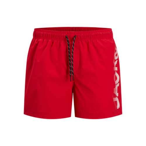 Muški Kupaći Kostim Jack & Jones JPSTMAUI JJSWIM SPLICE LOGO AKM Crvena Cijena