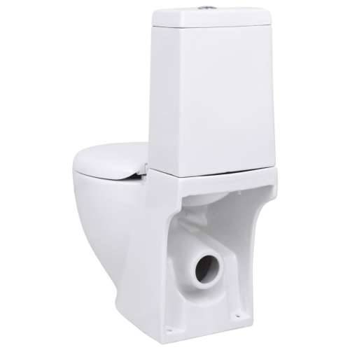 Keramička toaletna školjka sa stražnjim protokom vode bijela Cijena