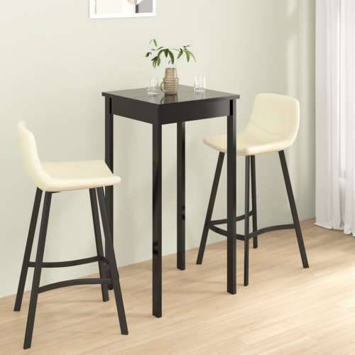 Barski stol MDF crni 55 x 55 x 107 cm