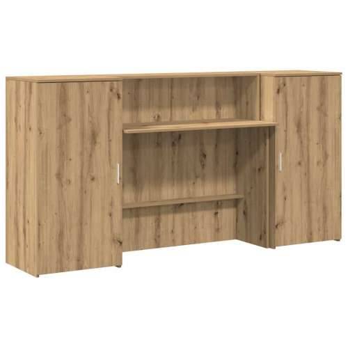 Recepcijski stol 200x50x103,5 cm od konstruiranog drva - hrast artisan 200 x 50 x 103.5 cm Cijena