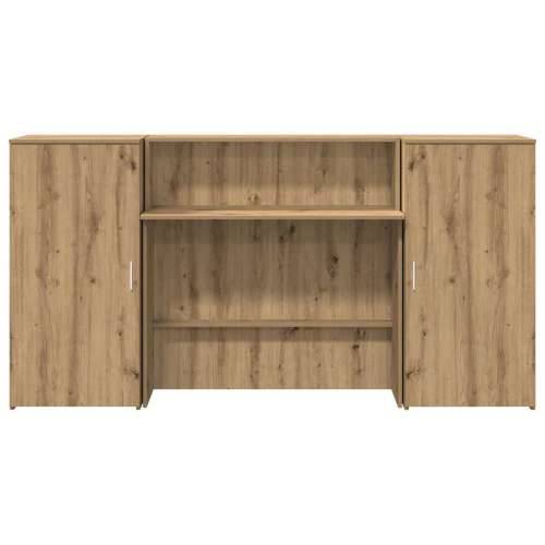 Recepcijski stol 200x50x103,5 cm od konstruiranog drva - hrast artisan 200 x 50 x 103.5 cm Cijena