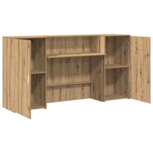 Recepcijski stol 200x50x103,5 cm od konstruiranog drva - hrast artisan 200 x 50 x 103.5 cm Cijena