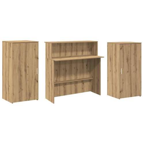Recepcijski stol 200x50x103,5 cm od konstruiranog drva - hrast artisan 200 x 50 x 103.5 cm Cijena
