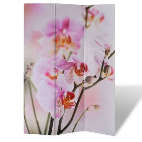 Sklopiva sobna pregrada s uzorkom cvijeća 120 x 170 cm Cijena