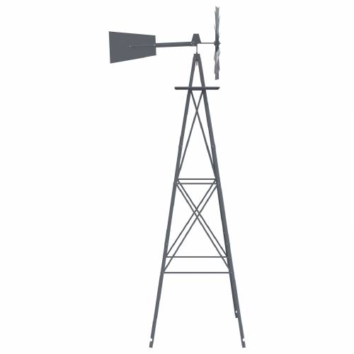 Vjetroturbina Siva 84x68x245 cm Željezo Cijena