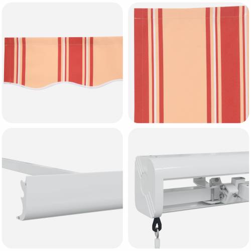 Ručno upravljana uvlačna tenda Žuta i narančasta 350x250 cm Cijena