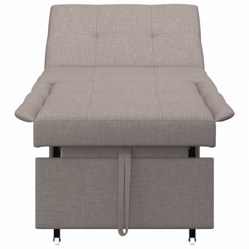 Sofa na razvlačenje 3-u-1 u taupe tkanini Cijena