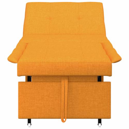 Rasklopna sofa 3-u-1 s tamno žutom tkaninom Cijena