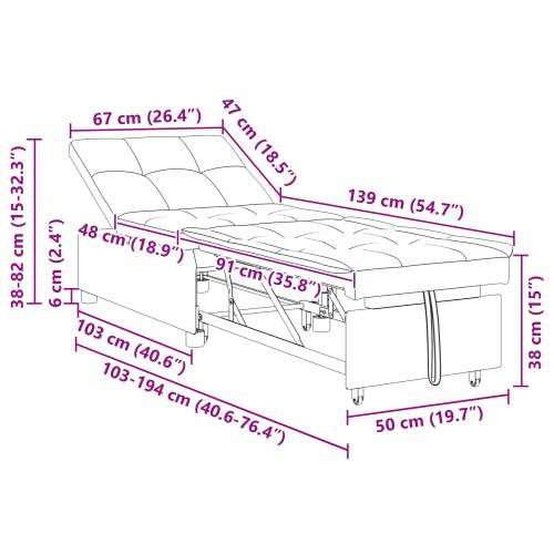 Sofa Krevet 3-u-1 Izvlačenje Svjetlosiva Baršun Cijena