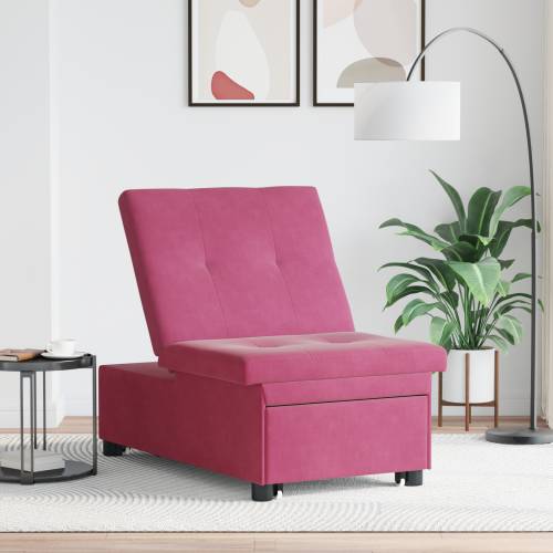 Sofa Krevet 3-u-1 Izvlačni Dizajn Bordo Baršun Cijena