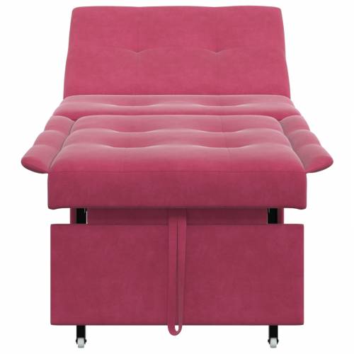Sofa Krevet 3-u-1 Izvlačni Dizajn Bordo Baršun Cijena