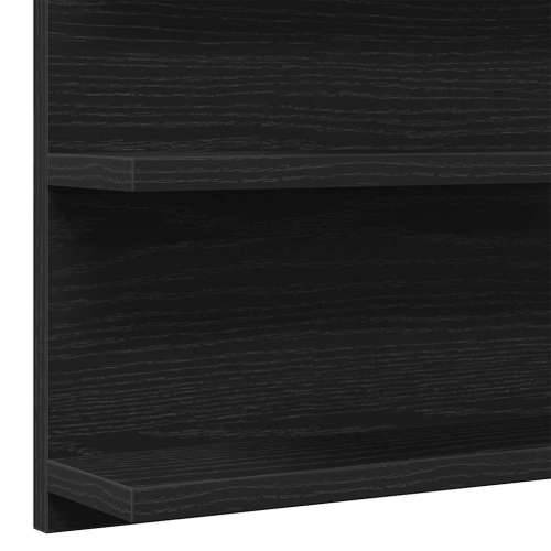 Ormarić za kupaonsko ogledalo crni hrast 90x11x45 cm inženjerski drvo - Crni hrast 1 Cijena