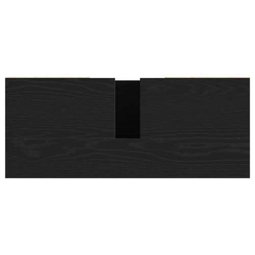 Ormarić za Lavabo - Umivaonik crni hrast 80x33x60 cm inženjerski drvo - Crni hrast 1 Cijena