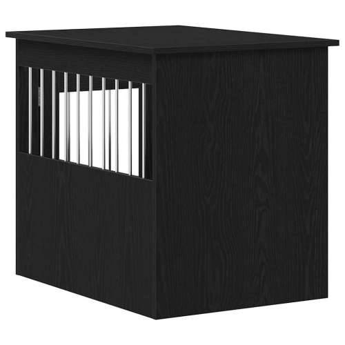 Namještaj za pseću kabinu crni hrast 75x55x65 cm inženjerski drvo - Crni hrast 75 x 55 x 65 cm Cijena