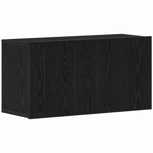 TV ormarić crni hrast 80x30x41 cm inženjerski drvo - 1 Cijena