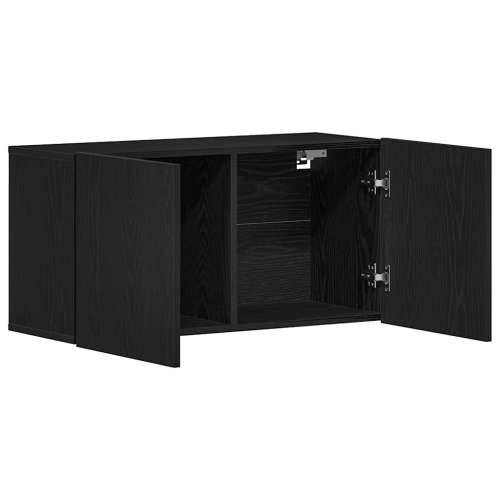TV ormarić crni hrast 80x30x41 cm inženjerski drvo - 1 Cijena