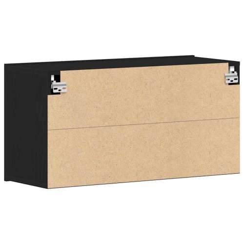 TV ormarić crni hrast 80x30x41 cm inženjerski drvo - 1 Cijena