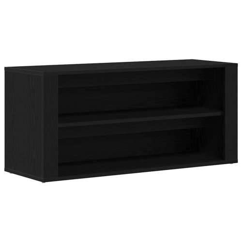 Klupa za cipele crni hrast 100x35x45 cm inženjerski drvo - Crni hrast 1 Cijena