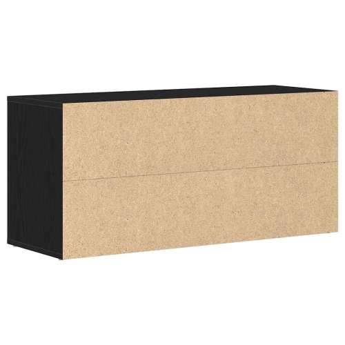 Klupa za cipele crni hrast 100x35x45 cm inženjerski drvo - Crni hrast 1 Cijena