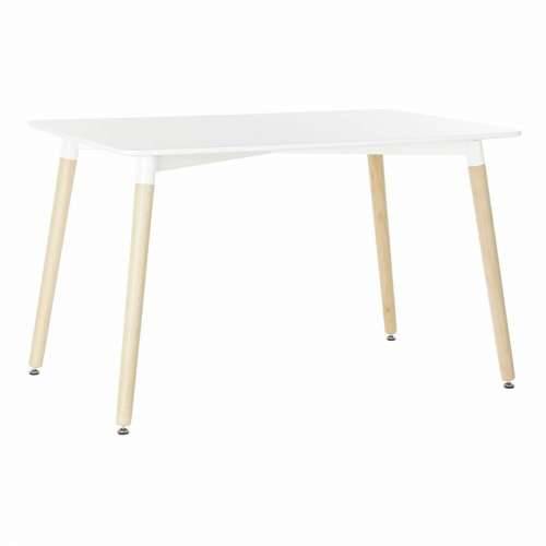 Blagavaonski stol DKD Home Decor Bijela Breza Drvo MDF 120 x 80 x 74 cm Cijena