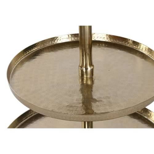 Posuda za Voće Home ESPRIT zlatan Aluminij 65 X 65 X 148 cm Cijena