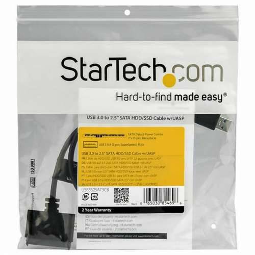 Adapter USB > SATA za Tvrdi Disk Startech USB3S2SAT3CB HDD/SSD 2.5” Cijena