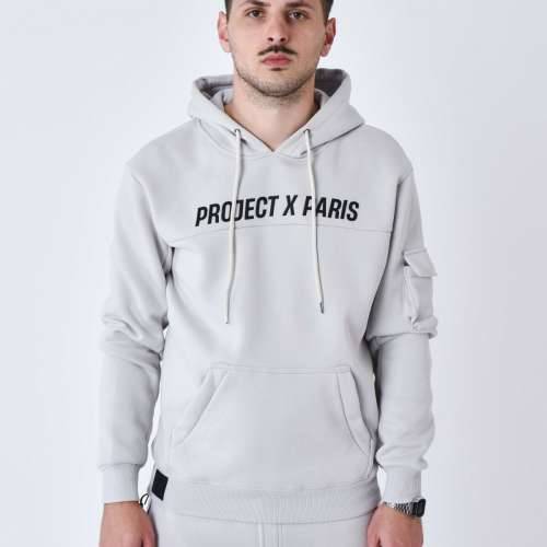 Muška Majica s Kapuljačom Project X Paris PROJECT SWEAD&HOODIE 2522058 LS Siva Cijena