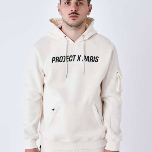 Muška Majica s Kapuljačom Project X Paris PROJECT SWEAD&HOODIE 2522058 CC Bež Cijena