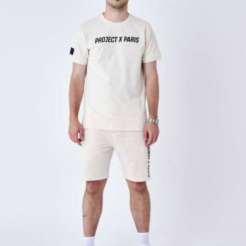 Muška Majica Kratkih Rukava Project X Paris PROJECT T- SHIRT 2510175 CC Bež Cijena