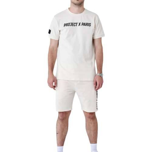 Muška Majica Kratkih Rukava Project X Paris PROJECT T- SHIRT 2510175 CC Bež Cijena