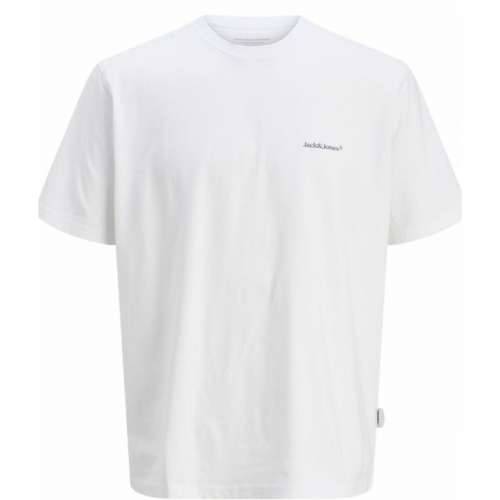 Muška Majica Kratkih Rukava Jack & Jones JORSPLIT BACK TEE 12272996 Bijela Cijena