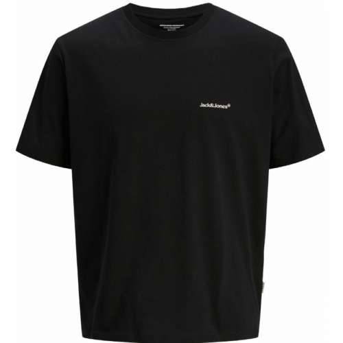 Muška Majica Kratkih Rukava Jack & Jones JORSPLIT BACK TEE 12272996 Crna Cijena