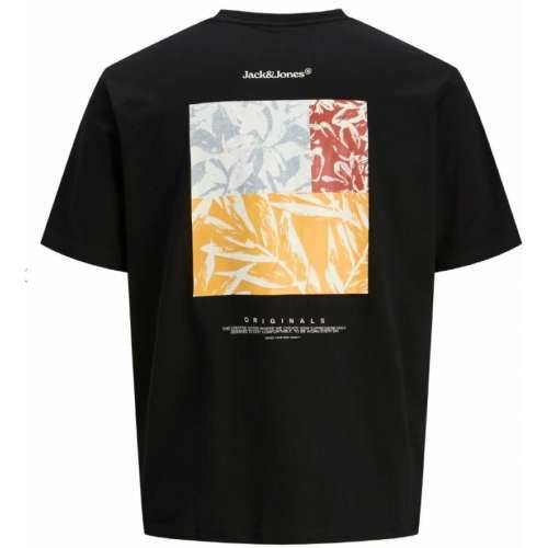 Muška Majica Kratkih Rukava Jack & Jones JORSPLIT BACK TEE 12272996 Crna Cijena