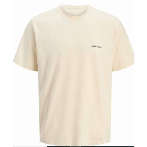 Muška Majica Kratkih Rukava Jack & Jones JORSPLIT BACK TEE 12272996 Bijela Cijena