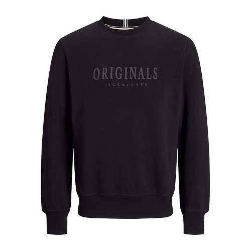 Muška Majica bez Kapuljače Jack & Jones JORFREDERIKSBERG SWEAT 12265756 Crna Cijena