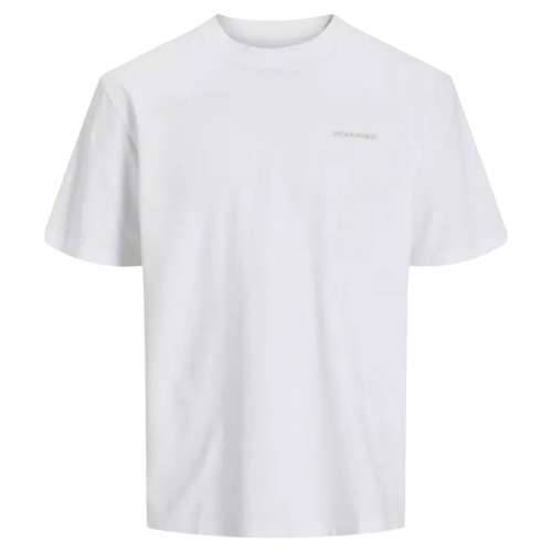 Muška Majica Kratkih Rukava Jack & Jones JCOPACER BACK PRINT TEE 12273297 Bijela Cijena